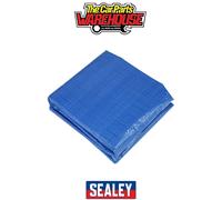 Dellonda 15Ft 450Cm Diameter Round Swimming Pool Top Cover With Rope Ties For Dl18