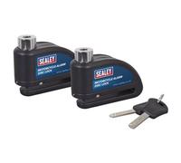 Sealey Dl5052 Motorcycle Alarm Disc Lock - Pair