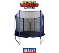 10ft Heavy-Duty Outdoor Trampoline For Kids with Safety Enclosure Net - DL68