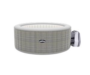 Sealey DL90 Dellonda 2-4 Person Inflatable Hot Tub Spa With Smart Pump - Rattan Effect