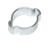 Sealey Double Ear O Clips 25 Pieces Zinc Plated 11mm - 13mm 0.43"-0.51" Ocde1113