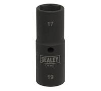 Sealey Double Ended Impact Socket 1/2" Sq Drive 17-19mm - SX1719