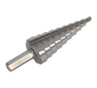 Sealey Double Fluted HSS Step Drill Bit 4mm - 22mm