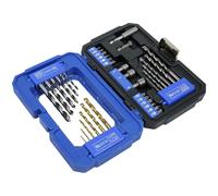 SS Sealey AK3735 Drill & Bit Accessory Set 35pc
