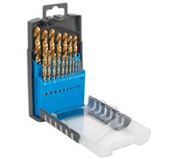 Sealey Drill Bit Set AK4719 HSS Fully Ground 19pc DIN 338 Metric
