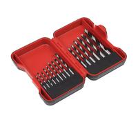 Sealey Brad Point Wood Drill Bit Set AK3715W – 15 Piece Silver