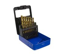 Sealey Drill Bit Set AK4719 HSS Fully Ground 19pc DIN 338 Metric
