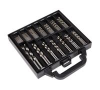 Sealey DBS99FG Drill Bit Set Fully Ground 99pc Split Point 1.5-10mm