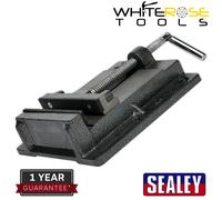 Sealey Drill Vice Standard 150mm Jaw Clamp Replaceable Jaws Woodworking Workshop