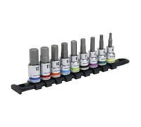 Sealey Hex Socket Bit Set AK6250 9pc 3/8" Sq Drive Platinum