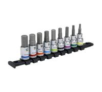Sealey Drive Hex Socket Bit Set 9pc - Platinum 3/8" Sq AK6250