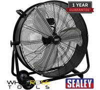 Sealey Drum Fan Industrial High Velocity 24" 230V Cool Air [EEK: Not Supplied]