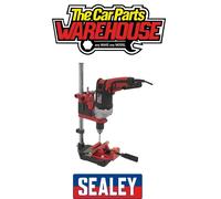 Sealey Drill Stand DS01 with 500mm Cast Iron Base & 65mm Vice Black