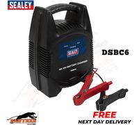 Sealey DSBC6 Battery Charger 12V 6Amp 230V Automatic Car / Bike / Van 20-80Ah