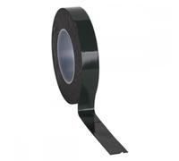 Sealey Double Sided Adhesive Foam Tape Black 25mm 10m