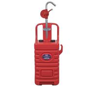 Sealey DT55RCOMBO1 55L Mobile Dispensing Tank with Oil Rotary Pump - Red