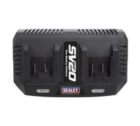 Sealey Dual Battery Charger 20V Sv20 Series Lithium-Ion Cp20Vmc2
