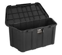 Sealey Durable Weatherproof Trailer Storage Box With Lock 45L Black Stb690