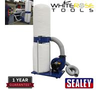 Sealey Dust & Chip Extractor 2hp 230V Mobile Workshop Bandsaw Scroll Table Saw