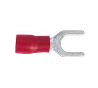 Sealey Easy Entry Fork Terminal 5.3mm 2Ba Electrical Red Pack Of 100 Pcs Rt14