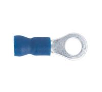 Sealey Easy Entry Ring Terminal 5.3mm 2Ba Blue For Cables 16-14 Awg X100 Bt25