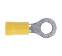 Sealey Easy Entry Ring Terminal 6.4mm Electrical Yellow Pack Of 100 Pieces Yt19