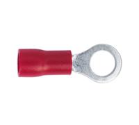Sealey Easy Entry Ring Wire Terminal 5.3mm 2Ba Electrical Red Pack Of 100 Rt25