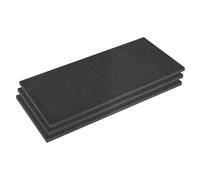 Sealey Easy Peel Shadow Foam® 30mm Black/Black - Pack of 3 - SFPK30BK