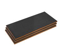 Sealey Easy Peel Shadow Foam® 30mm Orange/Black - Pack of 3 - SFPK30OR