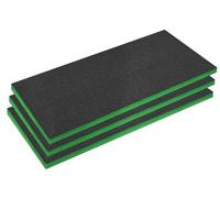 Sealey Easy Peel Shadow Foam® 50mm Green/Black - Pack of 3 - SFPK50G