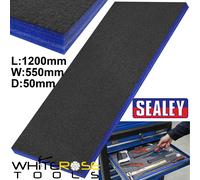 Sealey SF50B Easy Peel Shadow Foam® Blue/Black 1200 X 550 X 50Mm