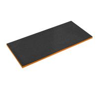 Sealey Easy Peel Shadow Foam Orange/Black 1200 x 550 x 30mm Tool Box Tray Insert
