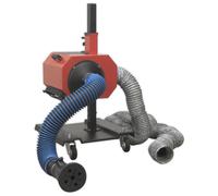 Sealey Exhaust Fume Extractor EFS/93 with 6m Ducting