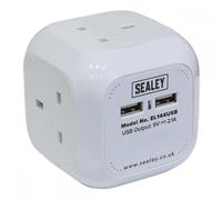 Sealey EL144USB 1.4mtr Powercube Extension Cable