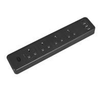 Sealey EL34USBB 2.6m Extension Lead with USB Ports - Black