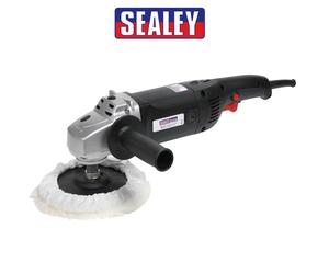SEALEY Electric MS900PS 6 Speed 170mm 1300w Sander Polisher & Polishing Bonnet