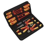 Sealey Electrical Vde Tool Set 11 Pieces Tempered Chrome Vanadium Steel S01219