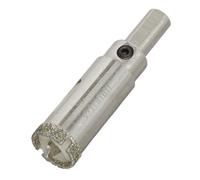 Sealey Electroplated Diamond Hole Saw 18mm Diameter 45mm Cutting Depth Dhs18