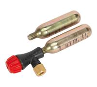 Sealey Motorcycle CO2 Emergency Tyre Inflator Kit