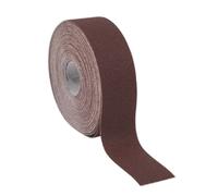 Sealey Emery Roll Tear Resistant Brown 50mm x 50 Metres 80 Grit ERB505080