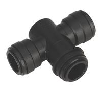 Sealey CAS22WTT Equal Water Trap Tee 22Mm (John Guest Speedfit® - Pmtt22E)