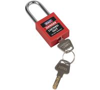 Sealey Safety Lockout Padlock EV11 – Heavy-Duty Ø6mm Diameter