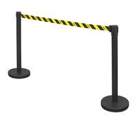 Sealey EV23 Retractable Safety Belt Barrier Post Set