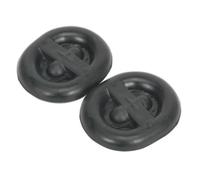 Sealey Exhaust Mounting Rubbers L62 X D54 X H13.5 - Pack Of 2 Black Ex03
