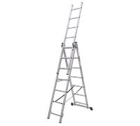 Sealey ACL307 Aluminium Extension Combination Ladder 3X7 En 131