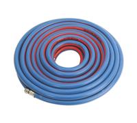 Sealey Extra-Heavy-Duty Air Hose with 1/4"BSP Unions 15m x 10mm AH15R/38