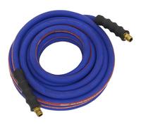 Sealey Air Hose 5m x Ø8mm with 1/4"BSP Unions Extra-Heavy-Duty