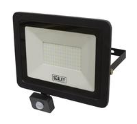 Sealey Extra Slim Floodlight With PIR Sensor 100W SMD LED - LED115PIR