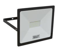 Sealey Extra Slim Floodlight with Wall Bracket 50W SMD LED 230V