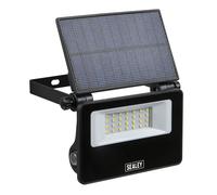 Sealey LED20S Extra-Slim Solar Floodlight with Wall Bracket 20W SMD LED